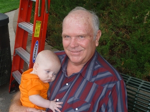 Dad with grandkid