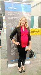 Kebra working at an Emerson Conference.